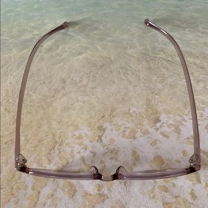 Light pink cat eye eyeglasses